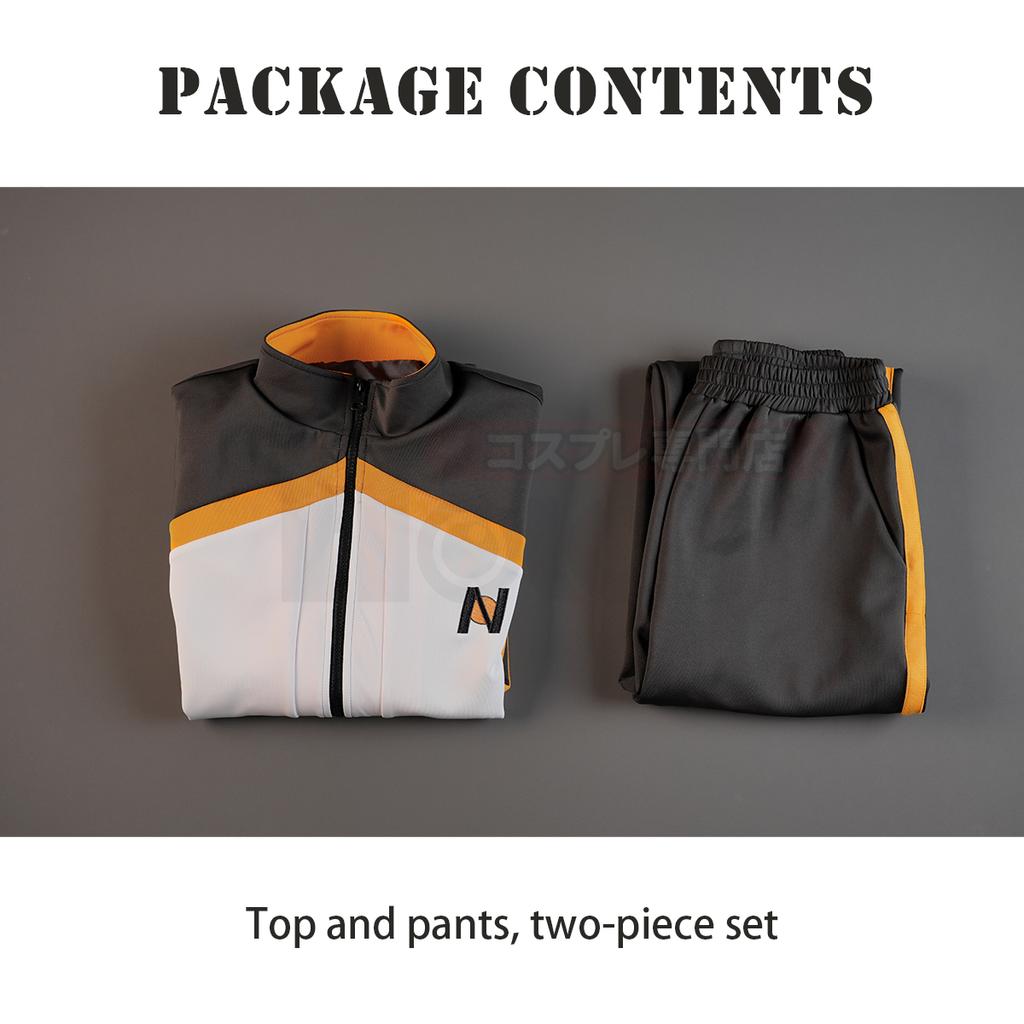 Re:Life In A Different World From Zero Anime Natsuki Subaru Cosplay Costume Embroidery Full Zip Tracksuit Elastic Pants