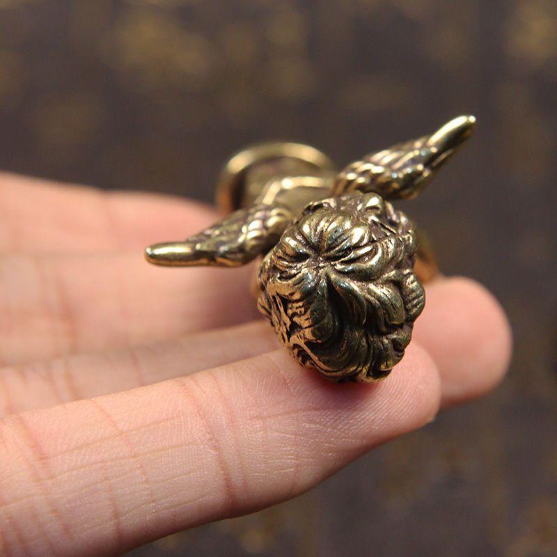 Ретро Медная статуя Купидона, Бог любви, маленькие украшения, латунные фигурки ангелов, настольные украшения, домашний декор, аксессуары для комнаты