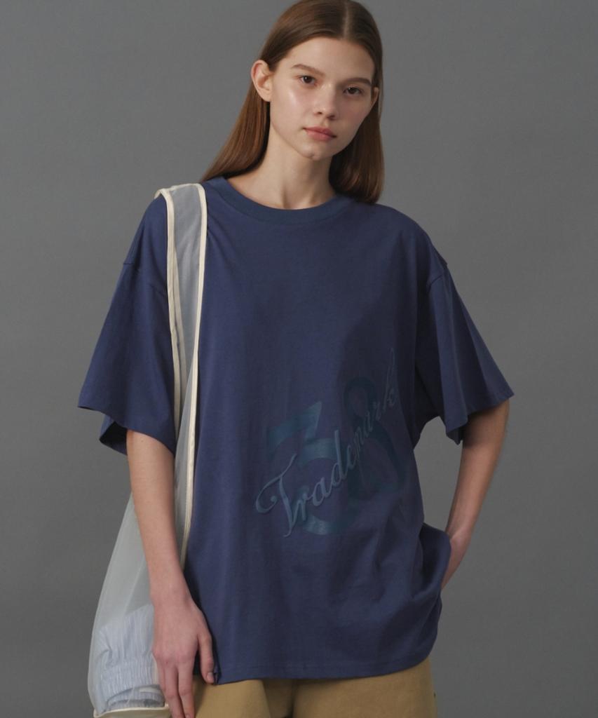 MOONSUN M.C Unisex, 38Tm Oversized T-Shirt / Navy