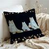 Cushion Cover  Linen  SkinFriendly Soft Decorative Case For Sofa Home Decor Anime Witchs Halloween Pillow cover