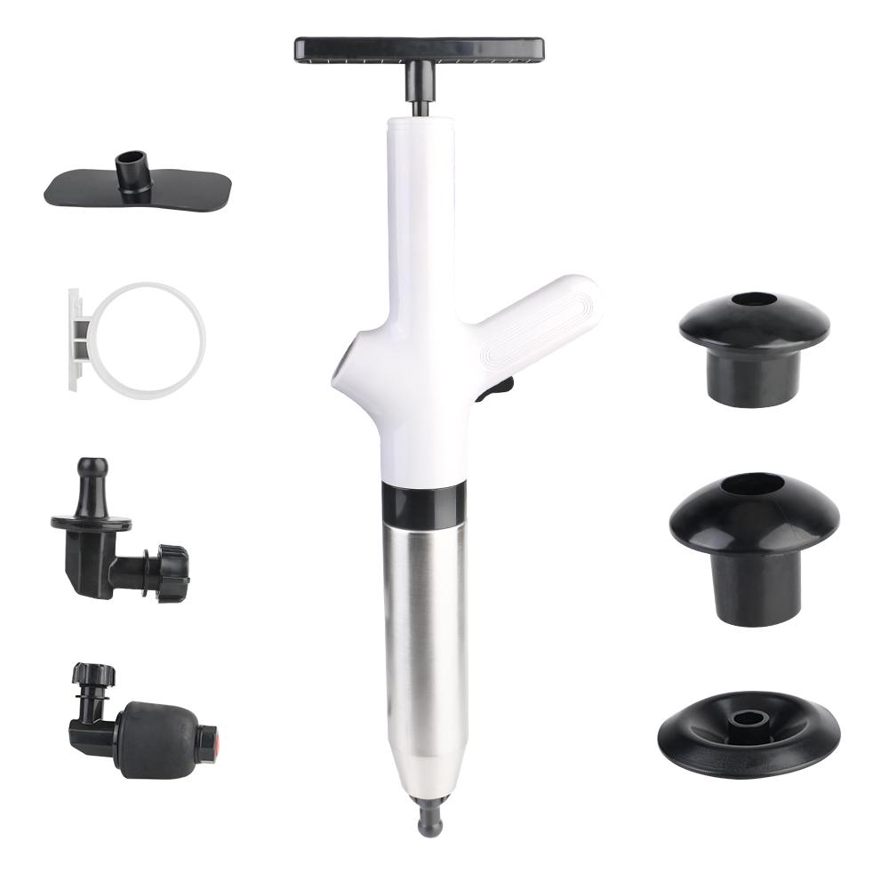Bath Toilets Bathroom Shower Sink Bathtub Toilet Clogged Unclogging Device High Pressure Drain Plunger Dredge Clog Pipe Plunger