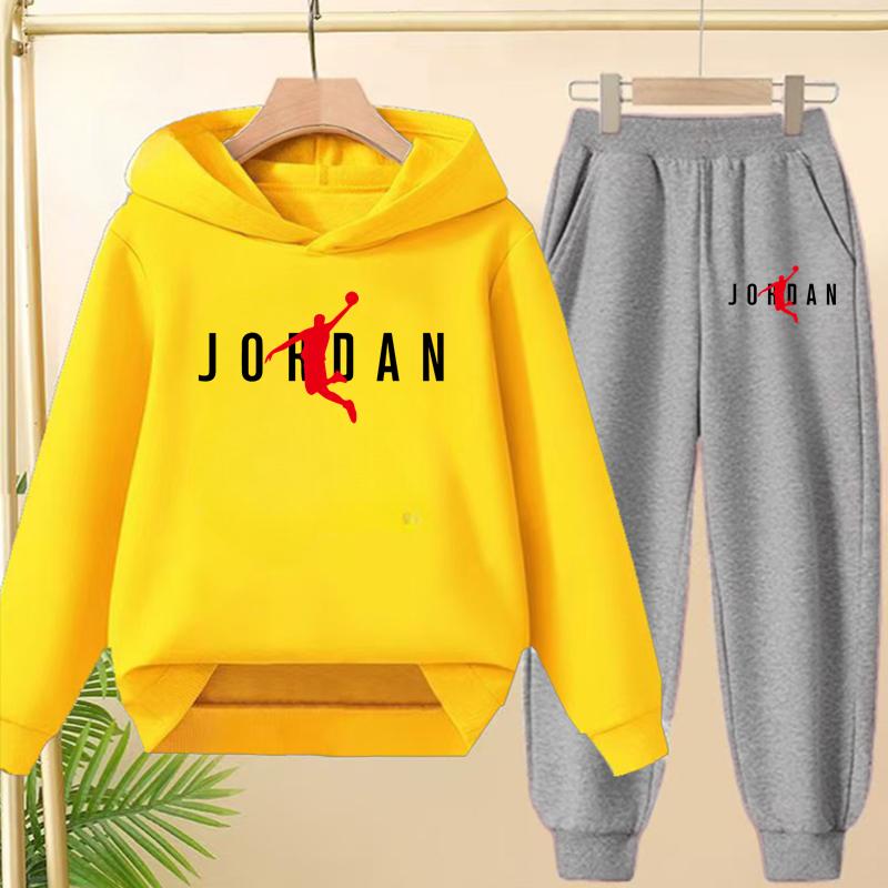 The Children'S Sportswear, Including A Hooded Sweatshirt And Long Pants,Is Suitable For Children Aged 3 To13 To Engage In Sports