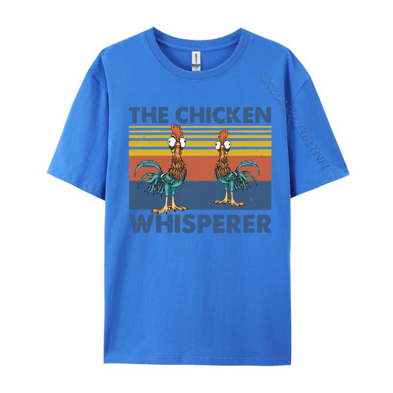 The Chicken Whisperer Funny Vintage Tshirt Mens T Shirts Printed Tee Tops Sweetwear Black Fashion T Shirt Men