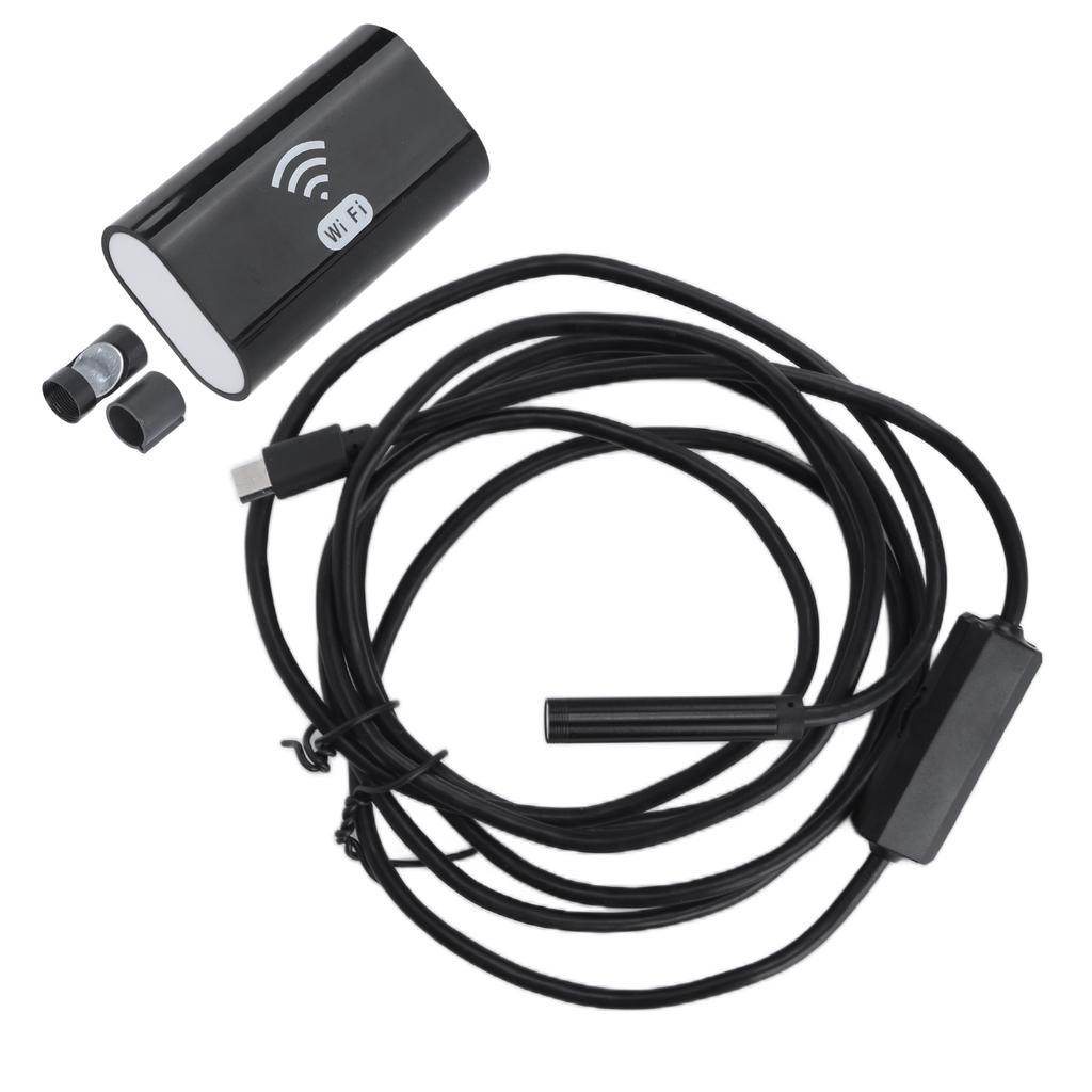 F99 8mm Industrial Endoscope Hard Wire High Definition WIFI Boroscope for Equipment Maintenance2m