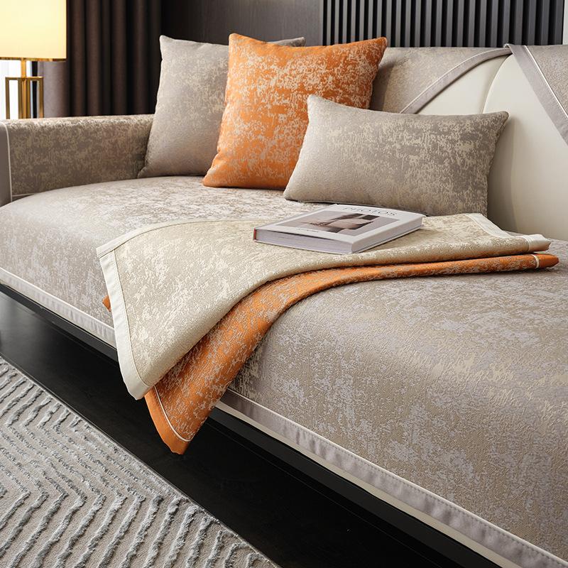 Подушка для дивана в стиле легкой роскоши, Нескользящий, Чехол для дивана премиум-класса, Всеобъемлющий, Скандинавский стиль, Простой чехол для подушки сиденья, Универсальный для всех сезонов