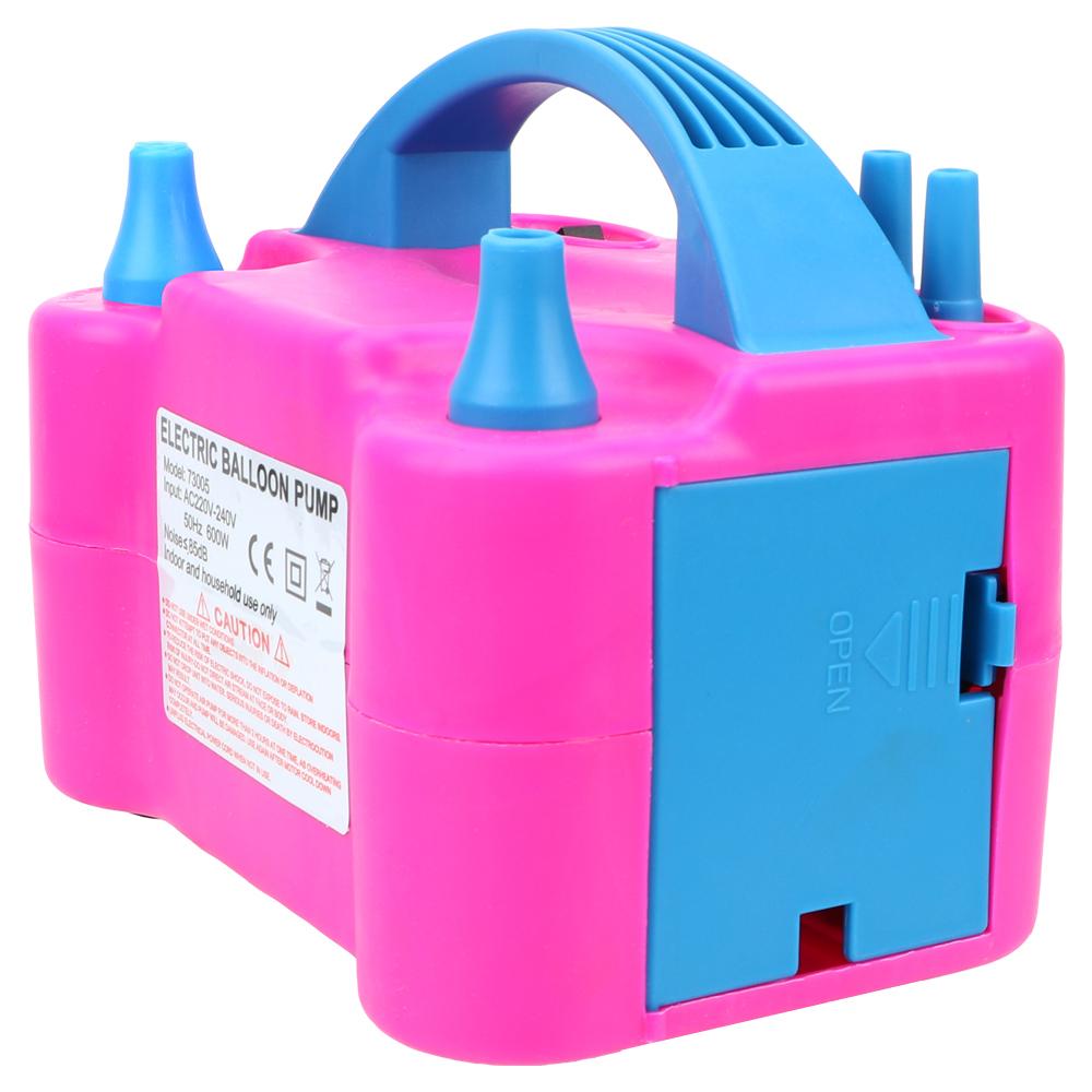 Воздушные шары для украшения вечеринки, воздушный насос с вилкой ЕС, 1 шт., высоковольтный электрический насос для накачивания воздушных шаров с двойным отверстием, воздушный компрессор
