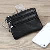 Женский кожаный короткий кошелек кожаный молния мягкий кожаный кошелек для монет мини кошелек для монет