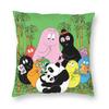 Чехол для подушки Barbapapa Family Love с двусторонним принтом, напольная наволочка с мультяшным ТВ-шоу для гостиной, украшение наволочки