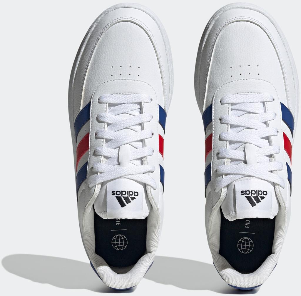 Кроссовки Adidas Breaknet 2.0 облачно-белый/полупрозрачный синий/лучший алый