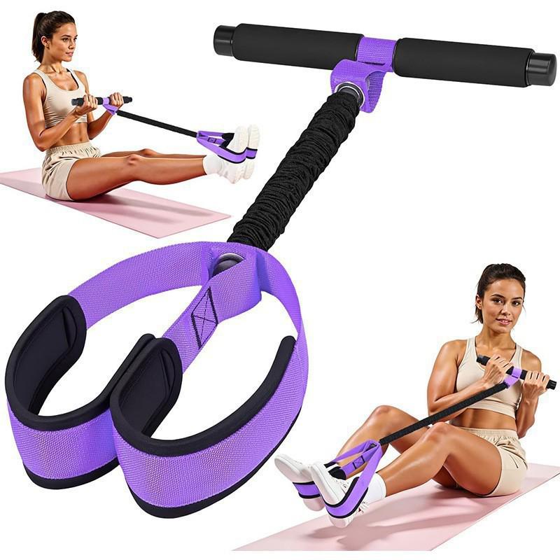 8-Foot Sit-up & Slimming Elastic Rope for Abdomen and Legs