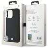 BMW Bmhmp16L23Pufwk Iphone 16 Pro 6.3   Czarny/Black Hardcase Sign Full Wrapped Metal Magsafe