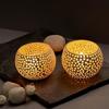 Pack of 2 Turkish Mosaic Glass Votive Tealight Candle Holders Christmas Decorations Items for Home Table Decor Xmas Gift
