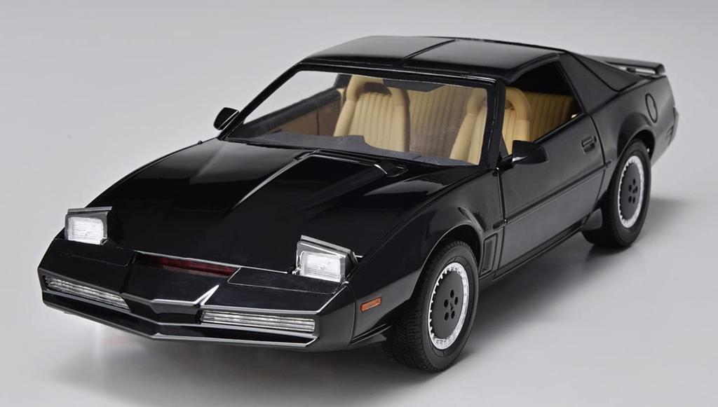 Aoshima Bunka Kyozai Movie Mecha Series Knight Rider Knight 2000 Season I Scanner Audio Unit Included Scale Plastic Model Molding Color KR-06 K.I.T.T.