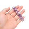 Браслет с аметистом, смешанный цвет, чисто натуральный, высокоэластичный хрустальный браслет для юбилея вечеринки