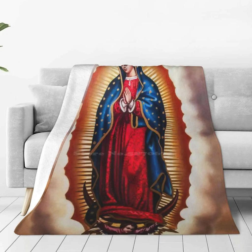 Гваделупская Дева Мария Virgen De Guadalupe креативный дизайн удобное теплое фланелевое одеяло католическая мать Дева Мария религия