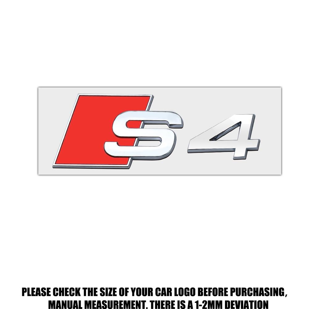 2026 Hot For Audi S3 S4 S5 S6 S7 S8 A4 B8 B6 B9 B7 C7 C6 C5 A3 8P 8V 8L A6 Car Body Rear Trunk ABS Badge Emblem Sticker Decor Accessories
