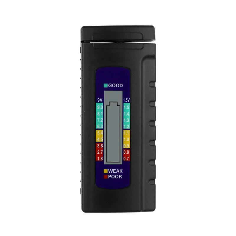 Цифровой тестер напряжения батарей для батареек AA, AAA, таблеточных и 9V