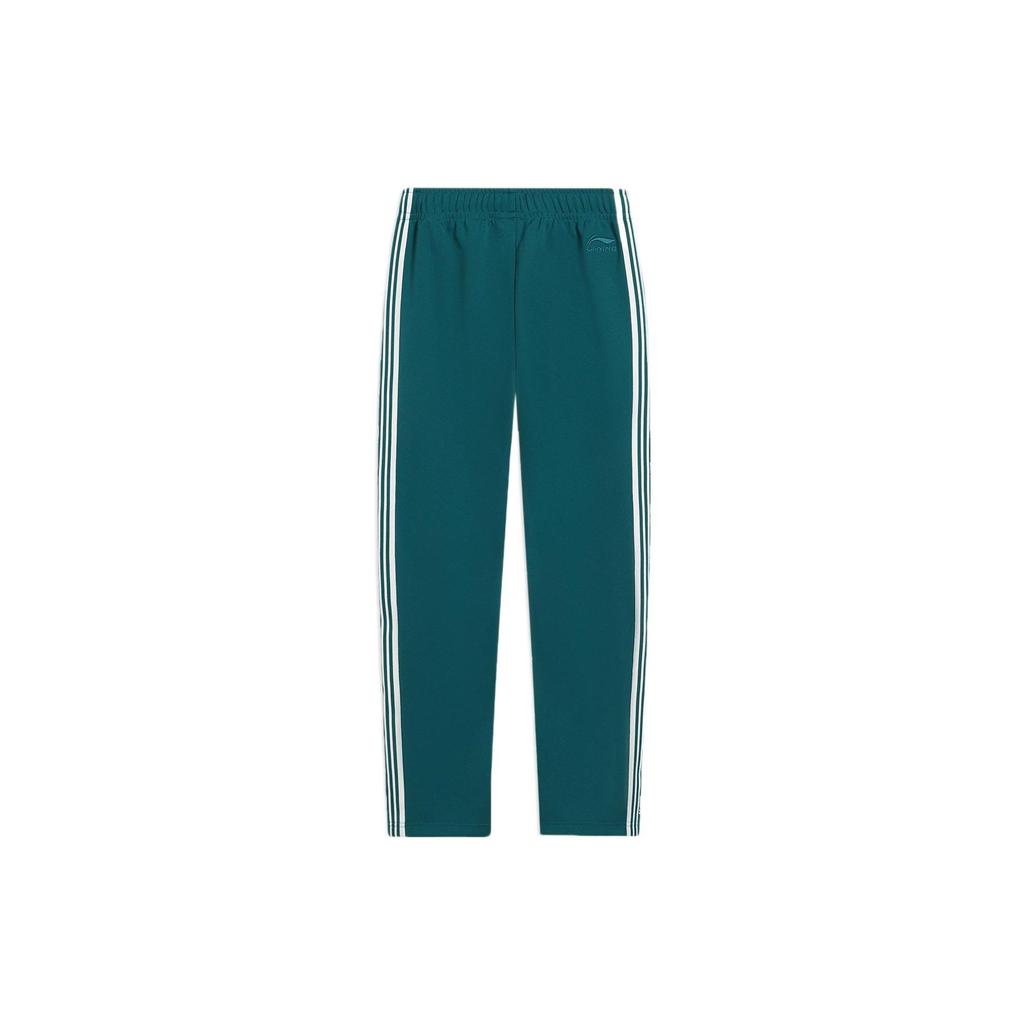 Li Ning Трикотажные спортивные штаны унисекс темно-еловый зеленый AKLS869-4