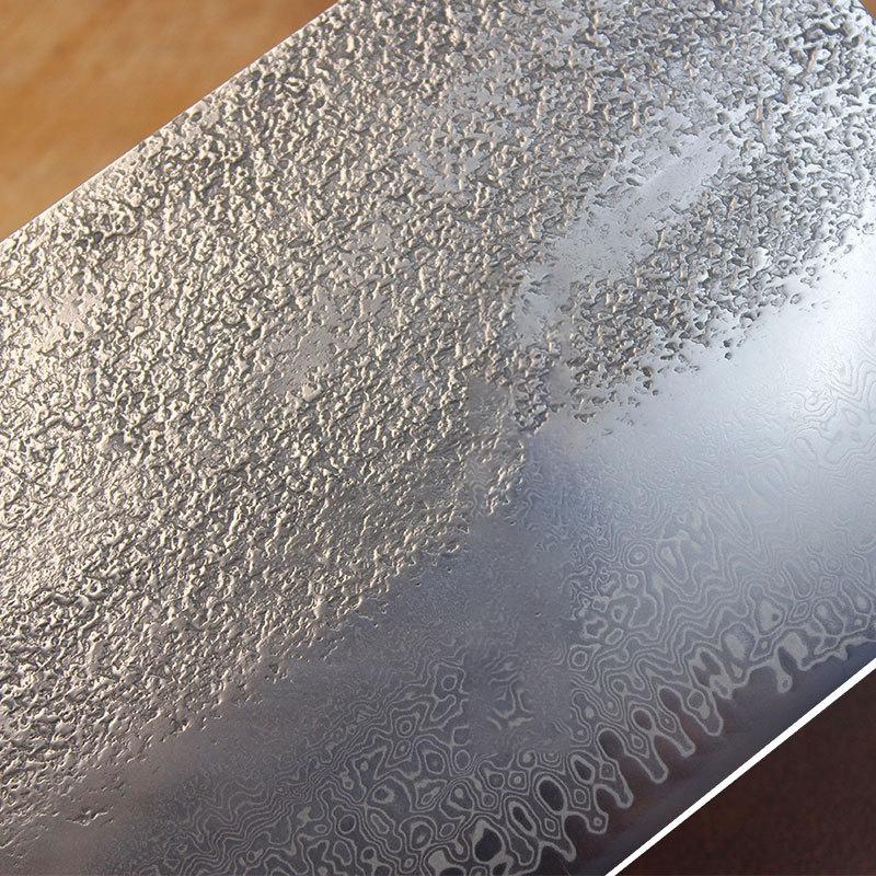 8 Inch Handmade Damascus Knife Forged Damascus Steel Blade Ebony Handle Chef Cleaver Meat Slicing Vegetables Kitchen Knives
