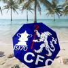 Зонт Chelsea F.C. с принтом, автоматическое открытие/закрытие - Портативный складной дизайн - Для ежедневного использования, путешествий/на улице - Подарок на день рождения