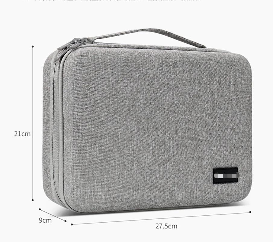 EVA Hard Shell Travel Electronic Organizer Case for iPad Pro 11 inch Hard Drive Cables Earphones Cell Phone AC Adapter Multiuse