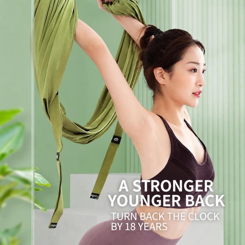 Aerial Yoga Suspension Cord Household Gym Gear Backbend Inversion Pull Loop Door-Mounted Stretch Belt Multifunctional