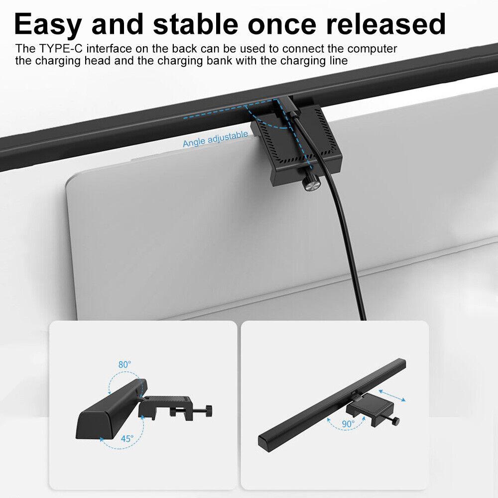 Светодиодная панель для ПК Компьютерный монитор Настольная лампа для чтения Экранная панель Световая панель для офиса