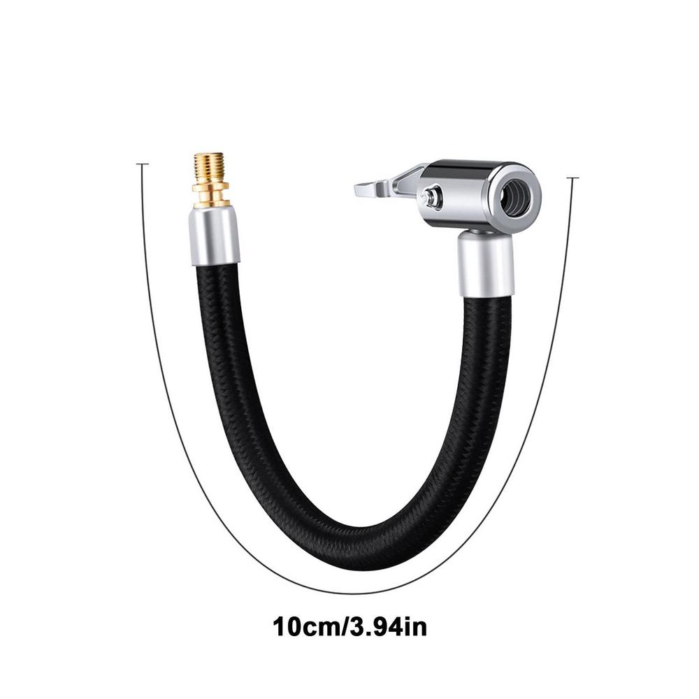 Автомобильный шланг для накачивания шин, удлинитель для накачивания шин, адаптер для поворотного соединения шин, запирающий воздушный патрон для велосипеда и мотоцикла