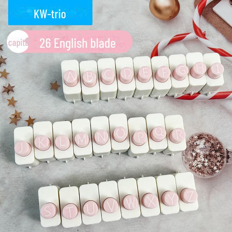 Машина для тиснения букв KEDEYU DIY для поздравительных открыток ручной работы с набором из 26 букв