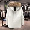 Down Jacket, Men's Thick Fur Collar, Tooling, Fashionable and Handsome