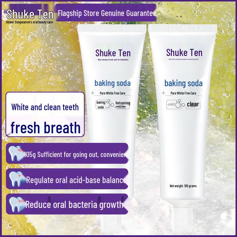 Отбеливающая зубная паста Shuke Lemon Fresh с пищевой содой