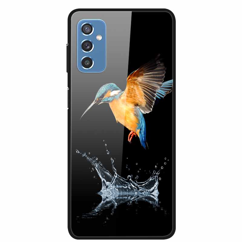 Для Samsung M52 5G Чехлы M23 5G M51 M02s Закаленное Стекло Жесткая Задняя Крышка Для Samsung Galaxy M23 5G Чехол для Телефона Fundas Capa M 52 5G