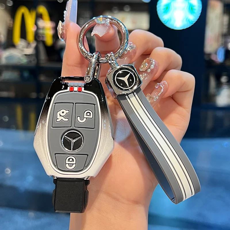 REE4 Key Case Cover 2/3Button Shell Fob for Mercedes Benz W204 W463 W176 W251 W205 A200 A260 A C R G Class GLA CLA GLK GLC CLS