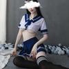 Lenceria Mujer косплей секс школьная форма на липучке сексуальная роль медсестры мини-юбка Colegiala эротическое озорное нижнее белье ночное белье