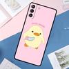 Мультяшный чехол-пенал с уткой для Samsung Galaxy S24 Ultra S21 S22 S23 S25 Ultra S9 S10 Plus S20 FE S25 FE Задняя крышка