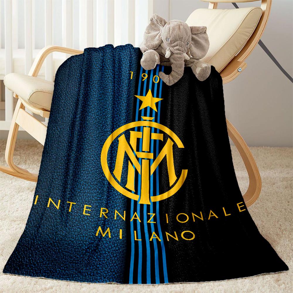 Inter Milan Blanket Soft Warm Cozy Great For Livingroom Chair Office Chair Allseason Use Warmthful Decor Ideal Gift For Friends Family Couples Picnic
