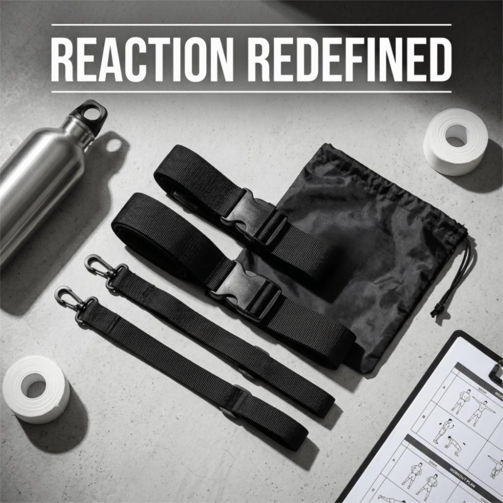 5pcs Flat Strap Training Reaction Belt Adjustable Buckle Reaction Strap  Football Training