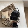 Korean fashion hand-held crossbody bag women's 2025 summer new simple bow backpack casual school bag