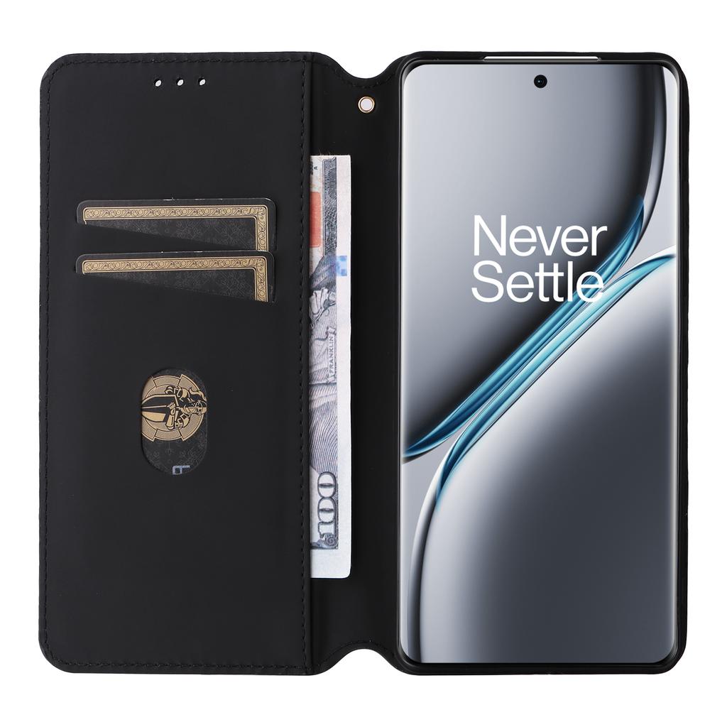 Для OnePlus Ace 3 Pro 5G Чехол Кошелек Подставка Ромбовидный Кожаный Чехол для Телефона