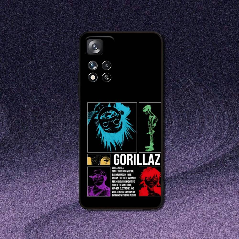 G-Gorillaz Demon Days Phone Case For Samsung S 25,24,23,22,30,21,10,9,Ultra,Plus,Lite,FE,4,5G Black Soft Case