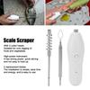 Multifunctional Scale Scraper Seafood Descaler Replaceable Blade Electric Fruit Digging Vegetable Corer For Home
