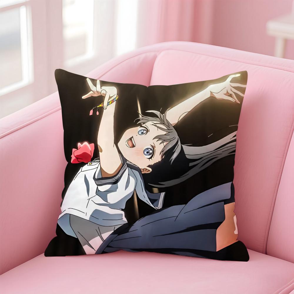 Anime Cartoon TTomorrows My GGirlG Cushion Cover Pillow Case Soft Skin Friendly Fabric Concealed Zipper