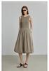 LILY Retro Sleeveless Round Neck Dress for Women