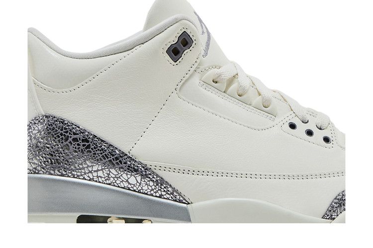 Jordan 3 Ретро Парус Цементно-серый (Женский)