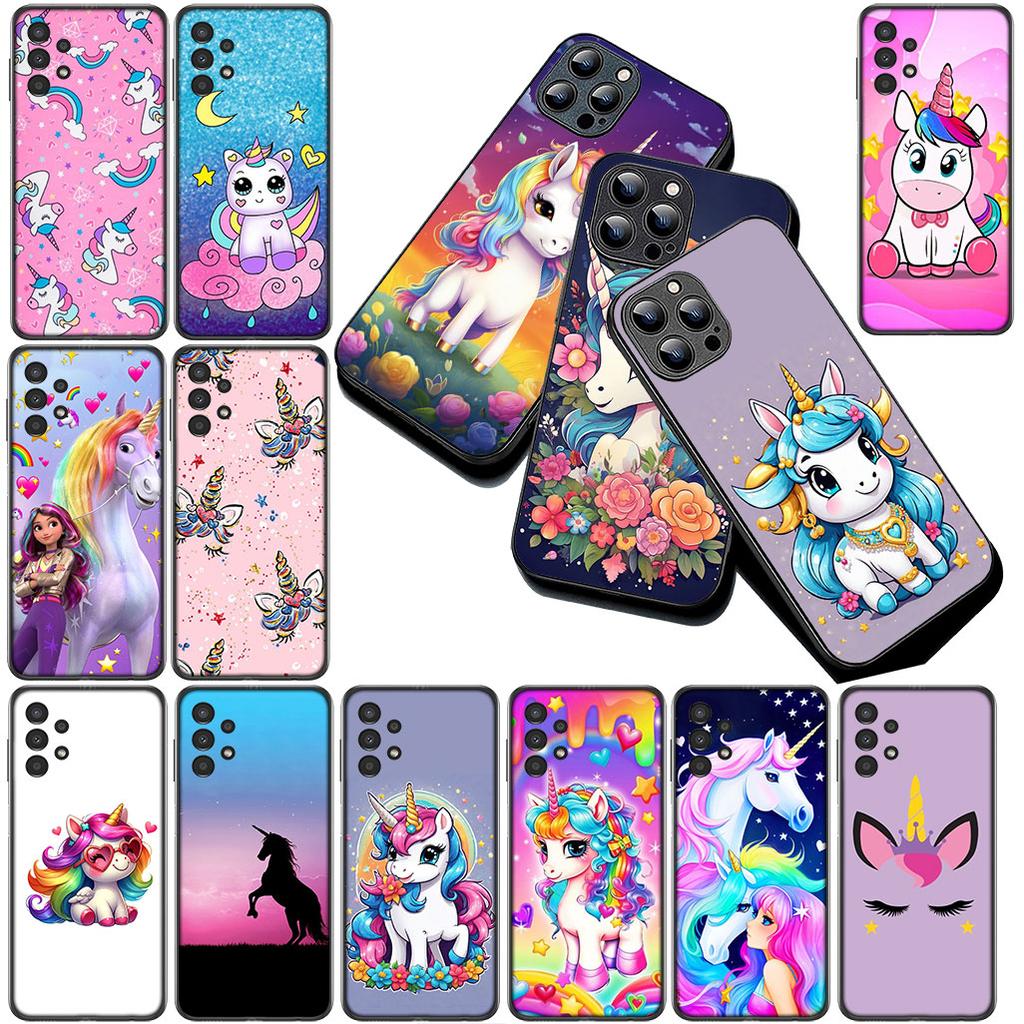 Protective Cover for Motorola Moto Edge 70 60 Fusion NEO Pro G56 G96 G04 G05 20 G Stylus Casing Phone Case Unicorn Cartoon