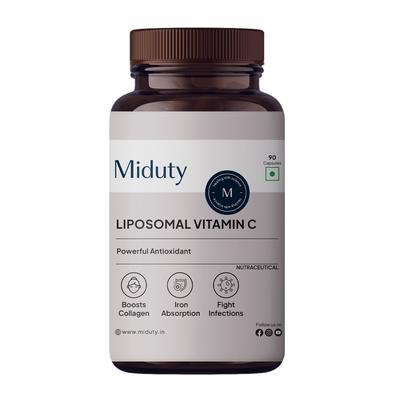 Липосомальный Витамин С (90 кап), Liposomal Vitamin C,  Miduty