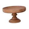 Round Cake Stand Made of Natural Wood Style, Suitable for Two People