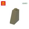 84 шт./лот 60481 2x1x2 Наклонная плитка с нижней трубкой Блок Цветные детали MOC Совместимо с Кирпичами Сделай сам Детская игрушка