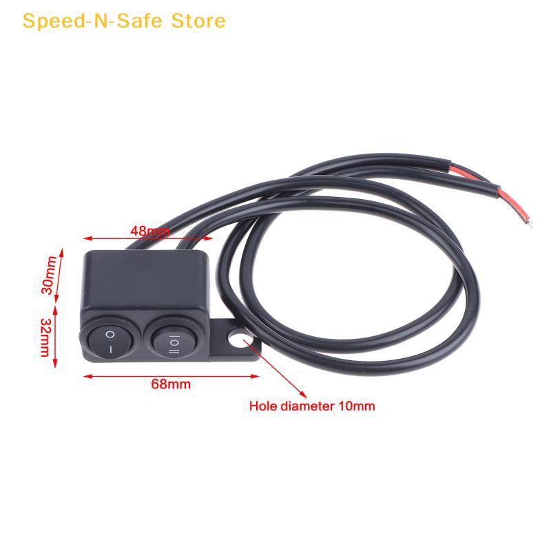 Switch Connector for Motorcycle Handlebar Two Gears Three Gears Light On Off Button Heavy Duty for Street Bike