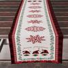 New Christmas Table Flag Dining Table Cloth Deer Christmas Tree Decoration Fabric Printing Linen Dining Table Mat